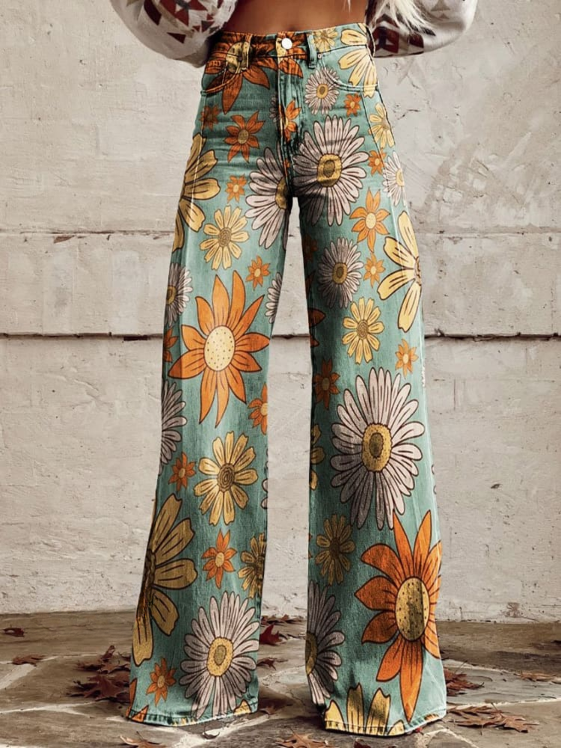 Carolina | Pantalón Palazzo Floral