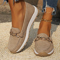 Laura | Mocasines ortopédicos planos con hebilla