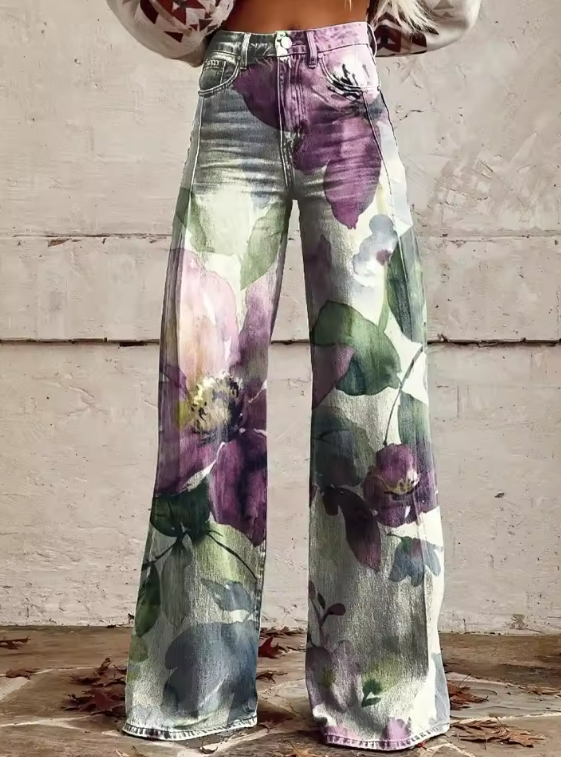 Alexia | Pantalones Boho Retro Chic