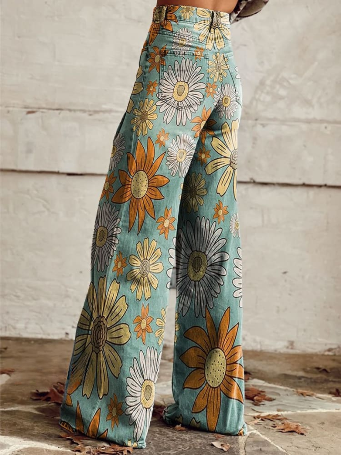 Carolina | Pantalón Palazzo Floral