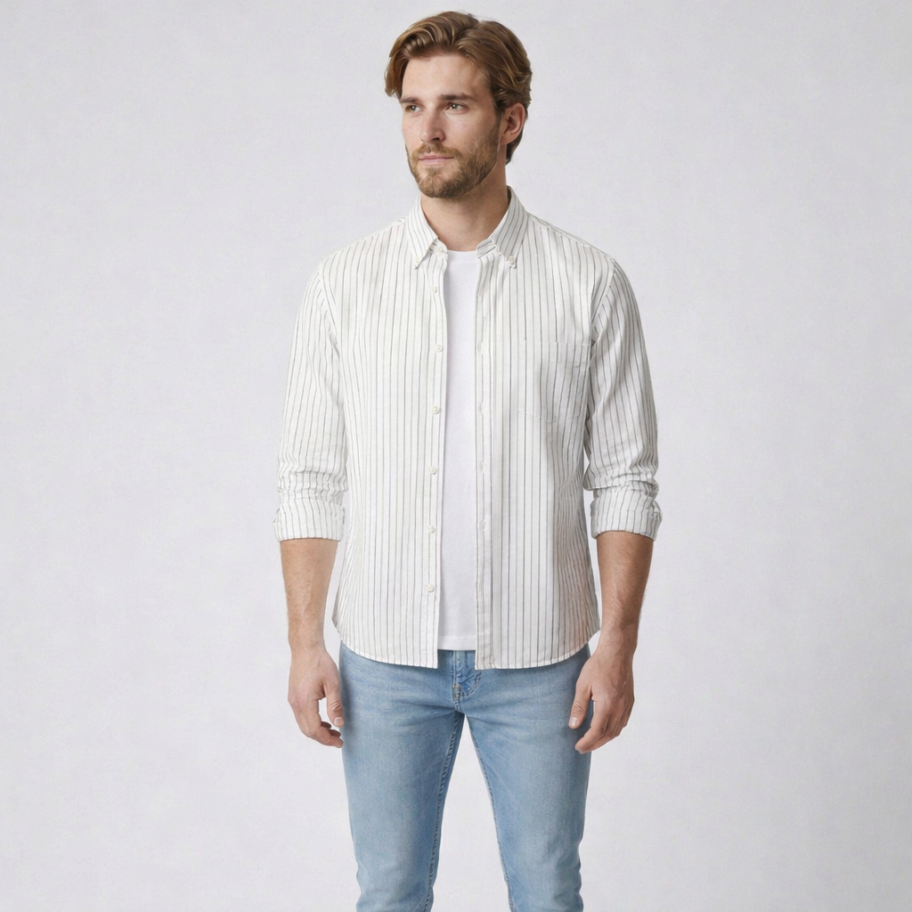 Héctor | Camisa de rayas elegante