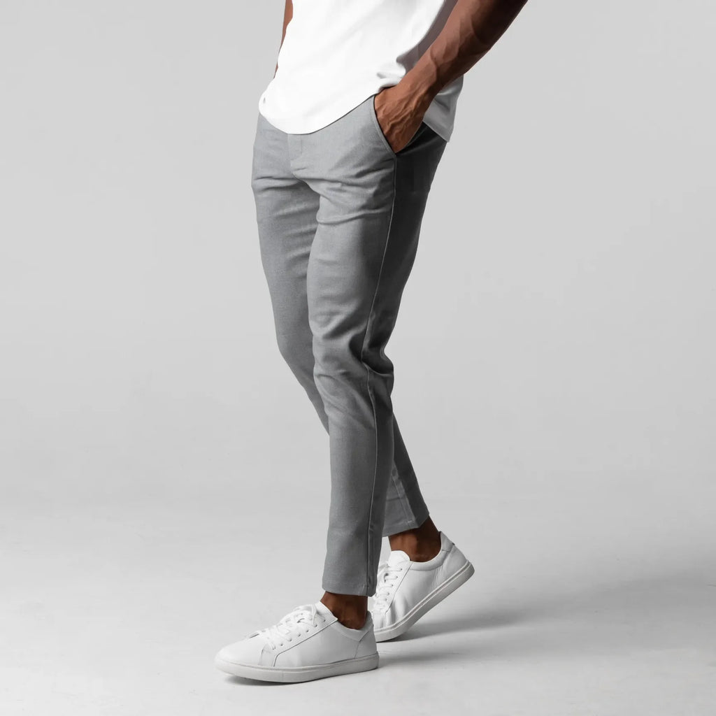 Jose | Pantalón elástico gris