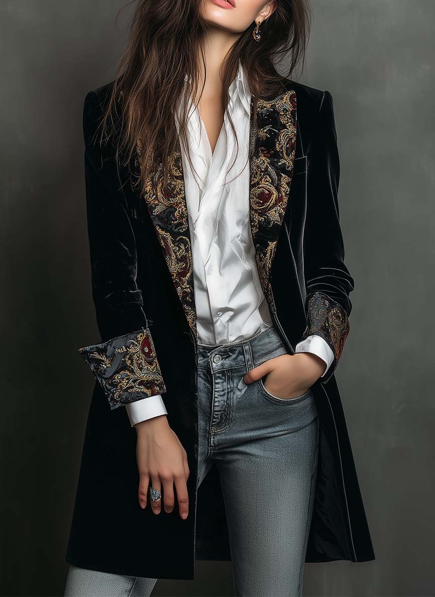Leticia | Blazer slim con solapas marcadas