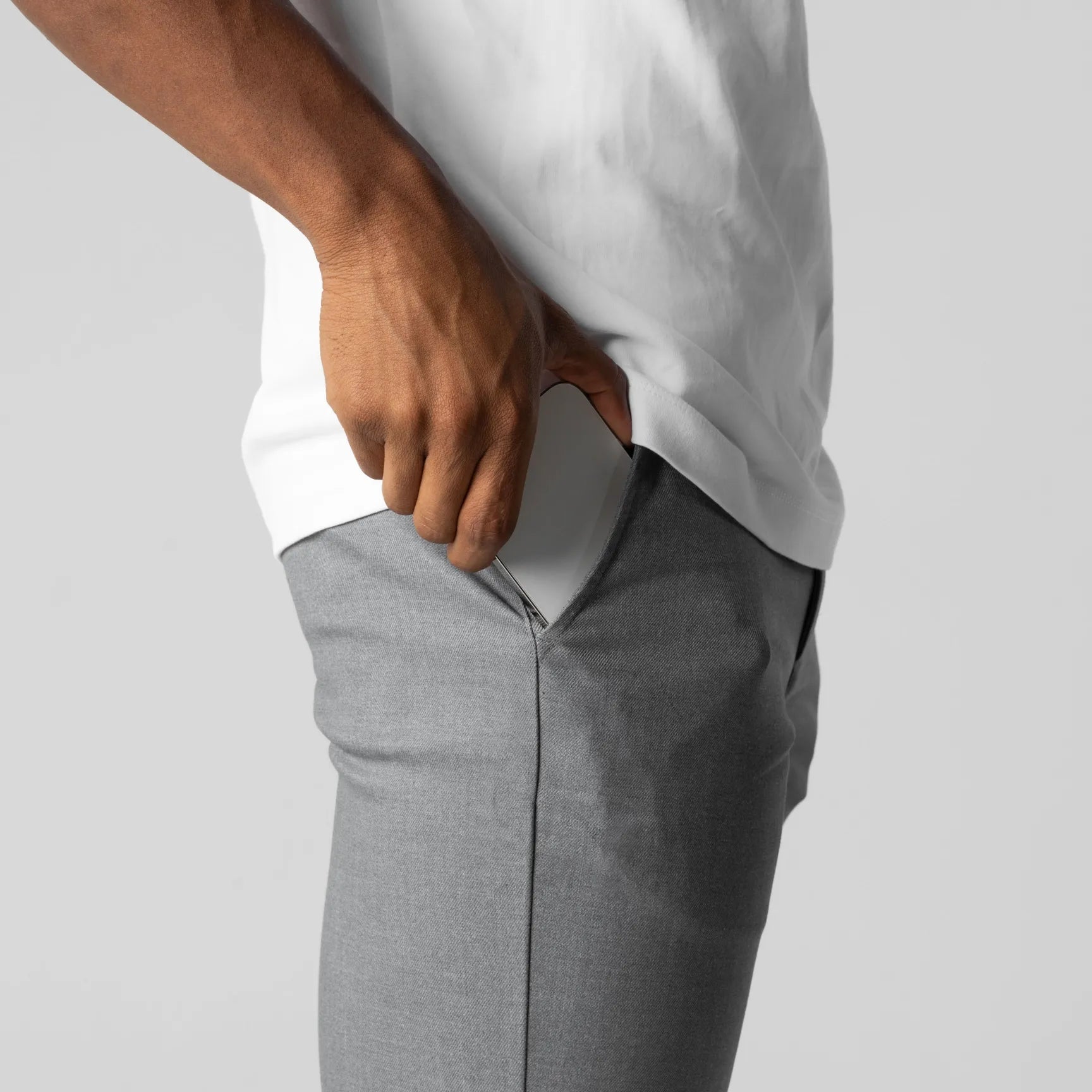 Jose | Pantalón elástico gris