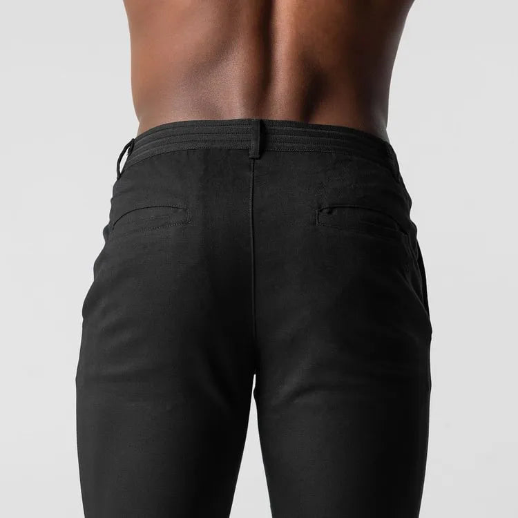 Diego | Pantalón Elástico Negro