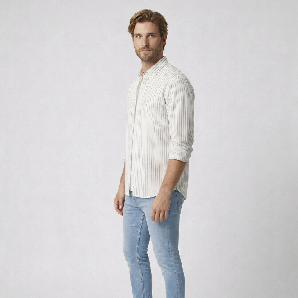 Héctor | Camisa de rayas elegante