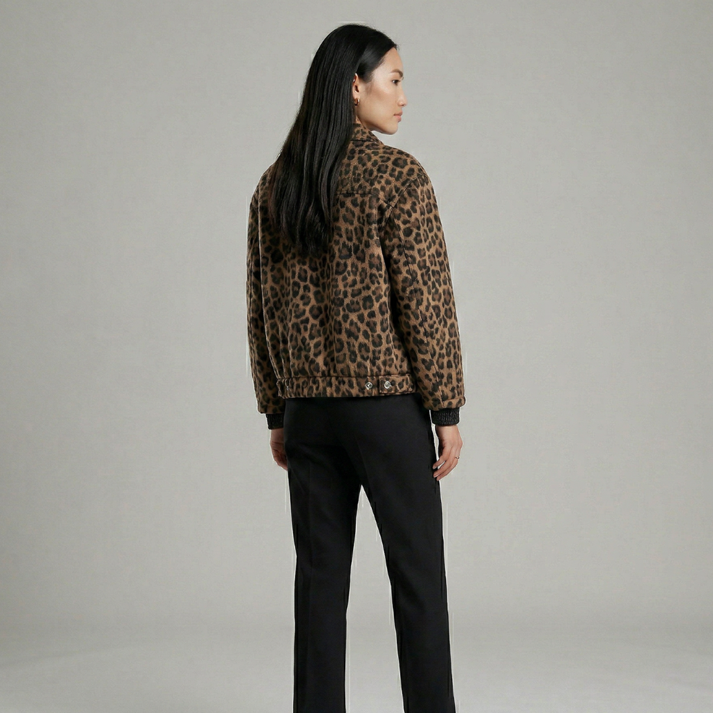 Elodie | Chaqueta de leopardo elegante