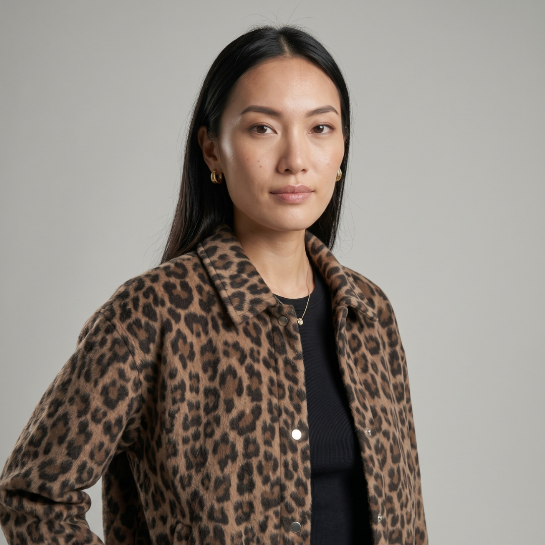 Elodie | Chaqueta de leopardo elegante
