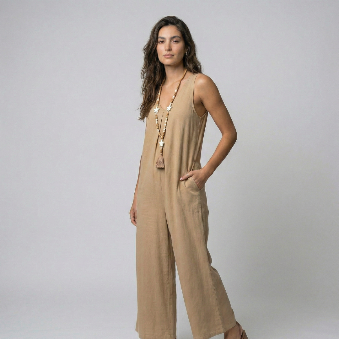 Carolina | Mono elegante de pierna ancha