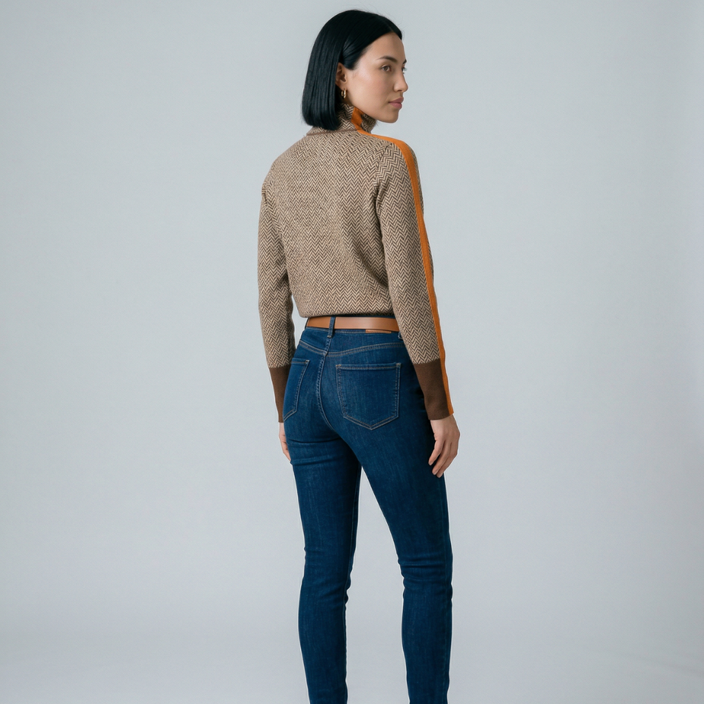 Elvira | Suéter de cuello alto elegante