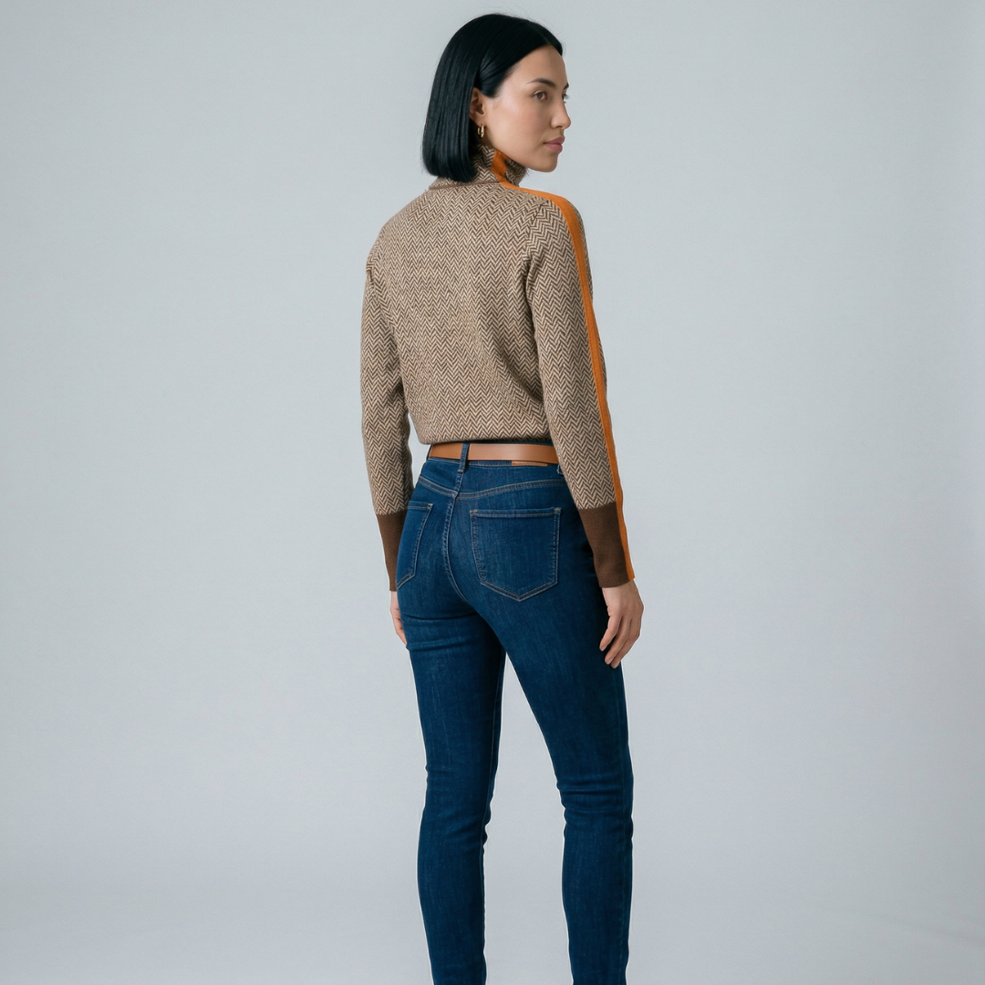 Elvira | Suéter de cuello alto elegante