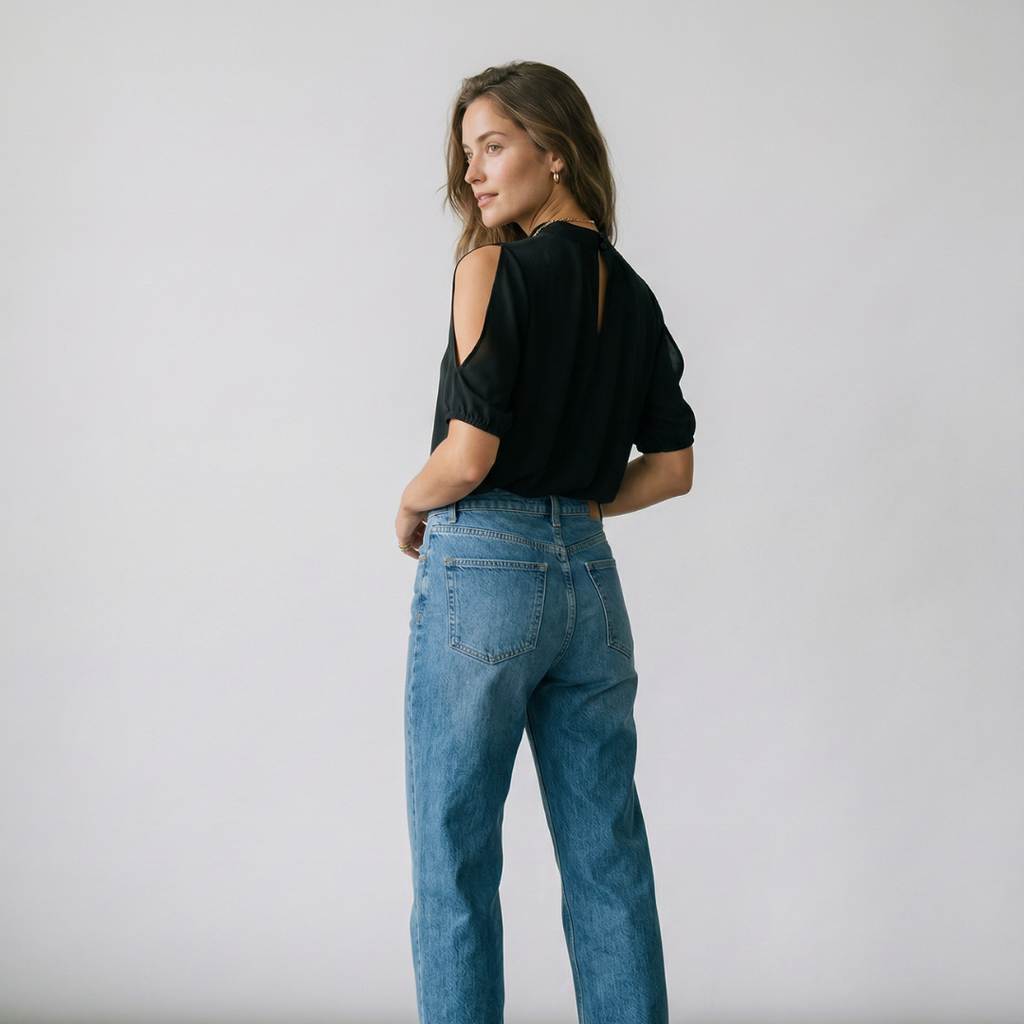 Martina | Blusa elegante con aberturas
