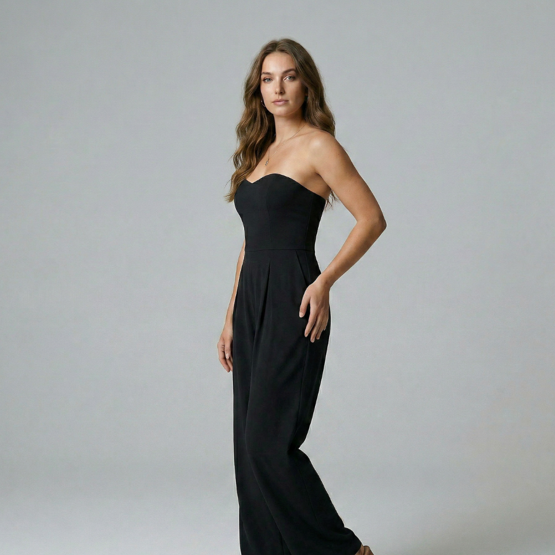 Julia | Mono elegante sin tirantes