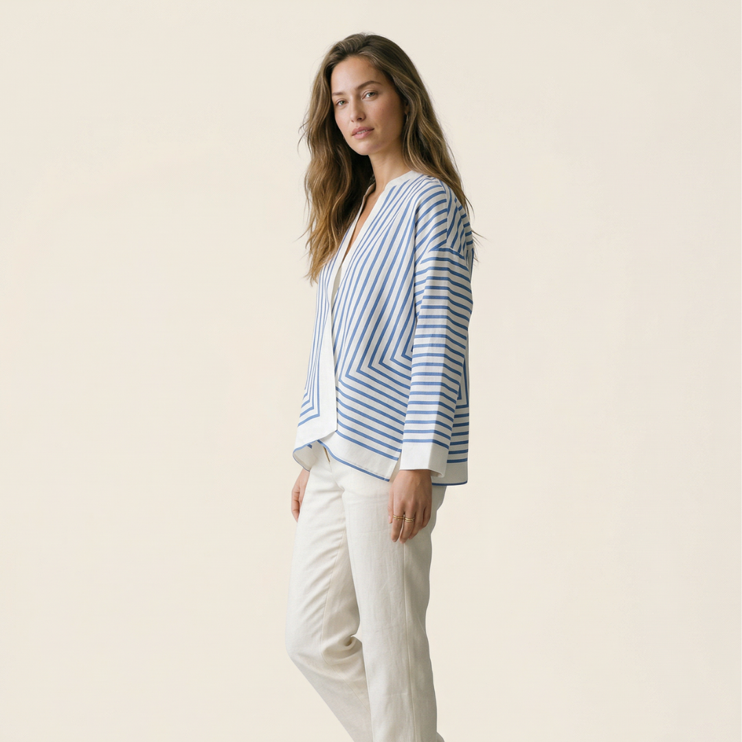 Marbella | Camisa de rayas elegante