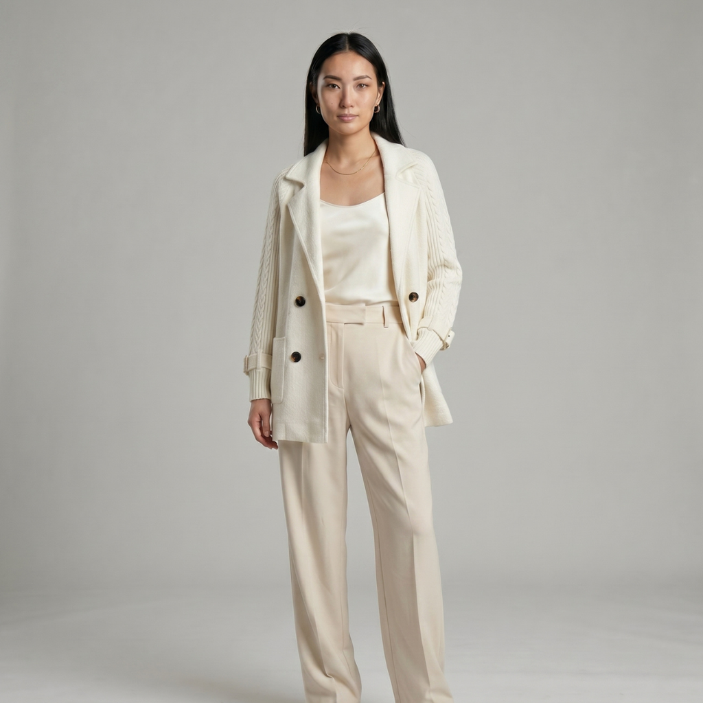 Vanesa | Abrigo cruzado elegante