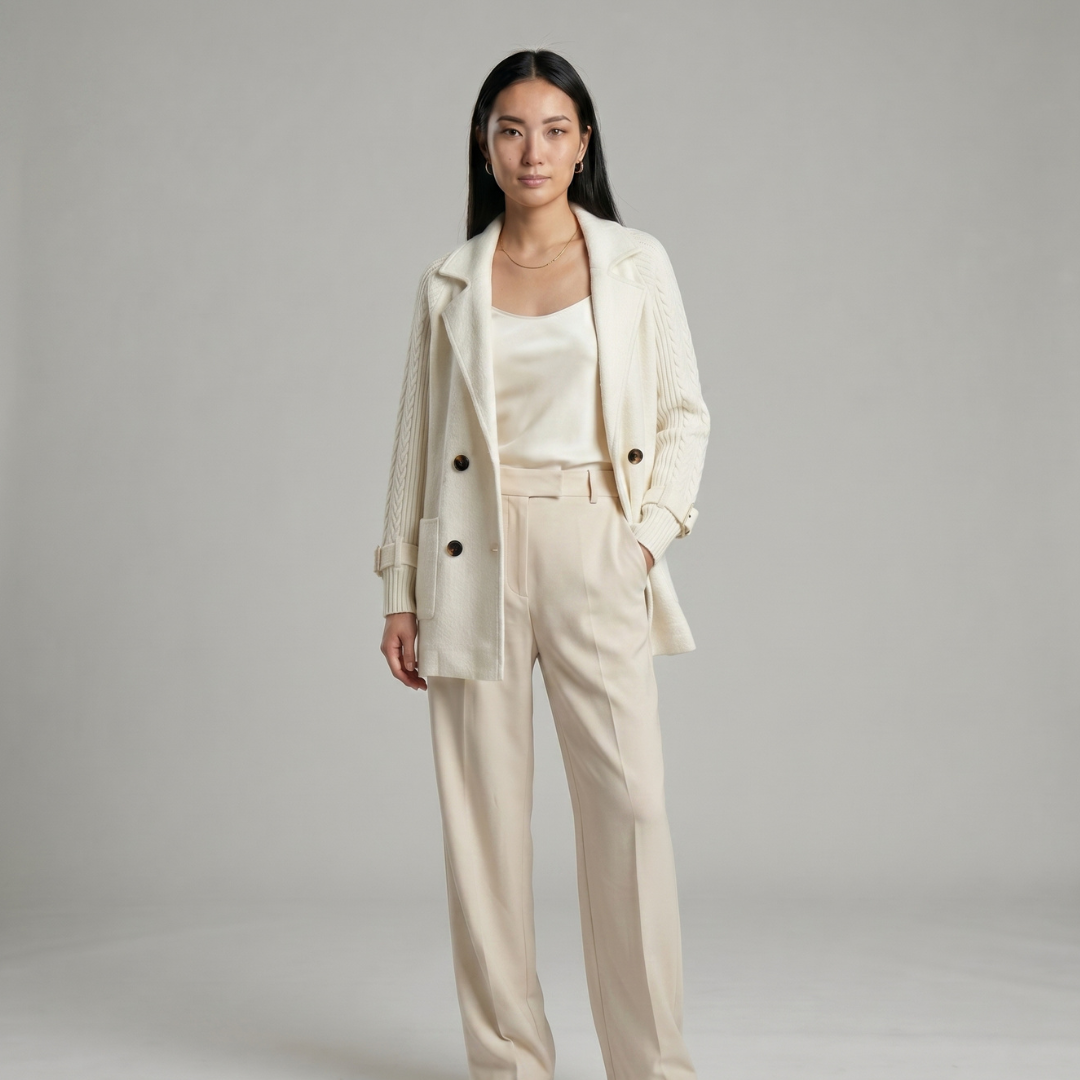 Vanesa | Abrigo cruzado elegante