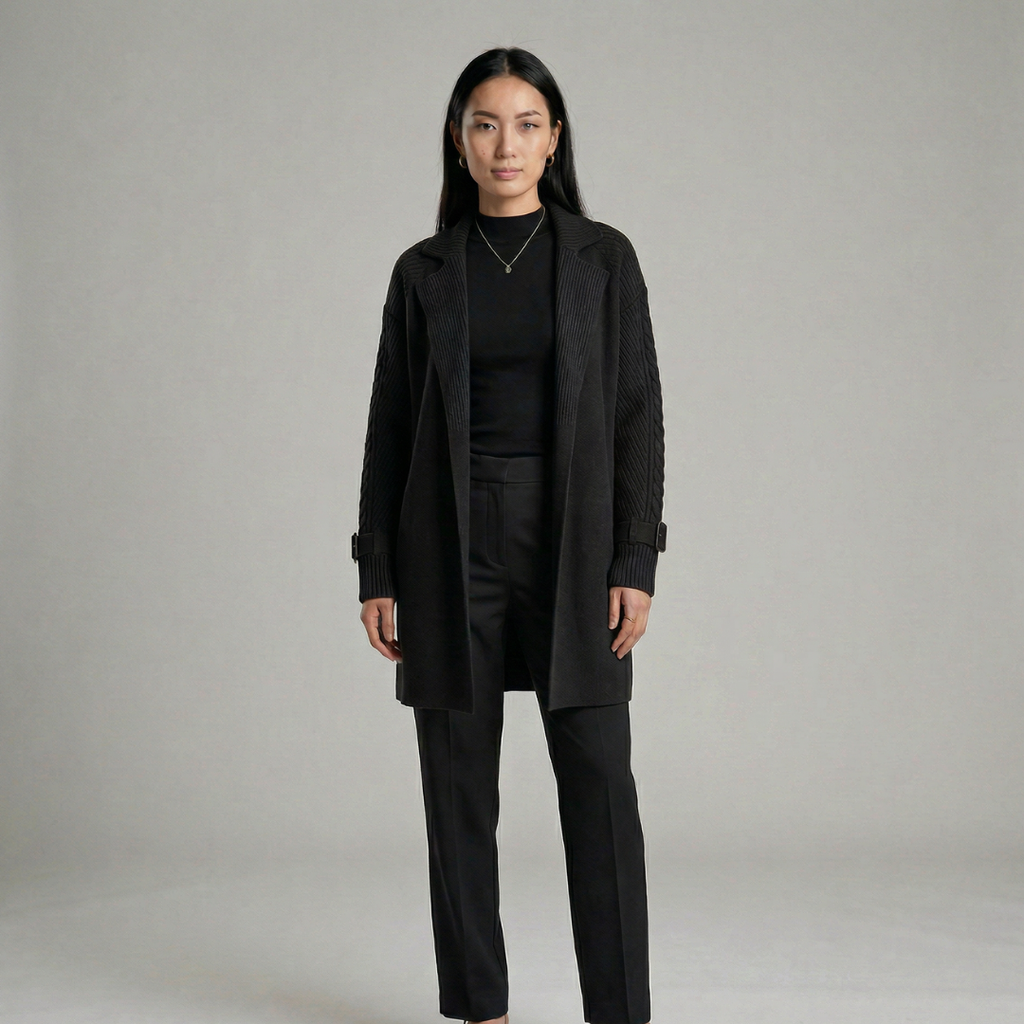 Vanesa | Abrigo cruzado elegante