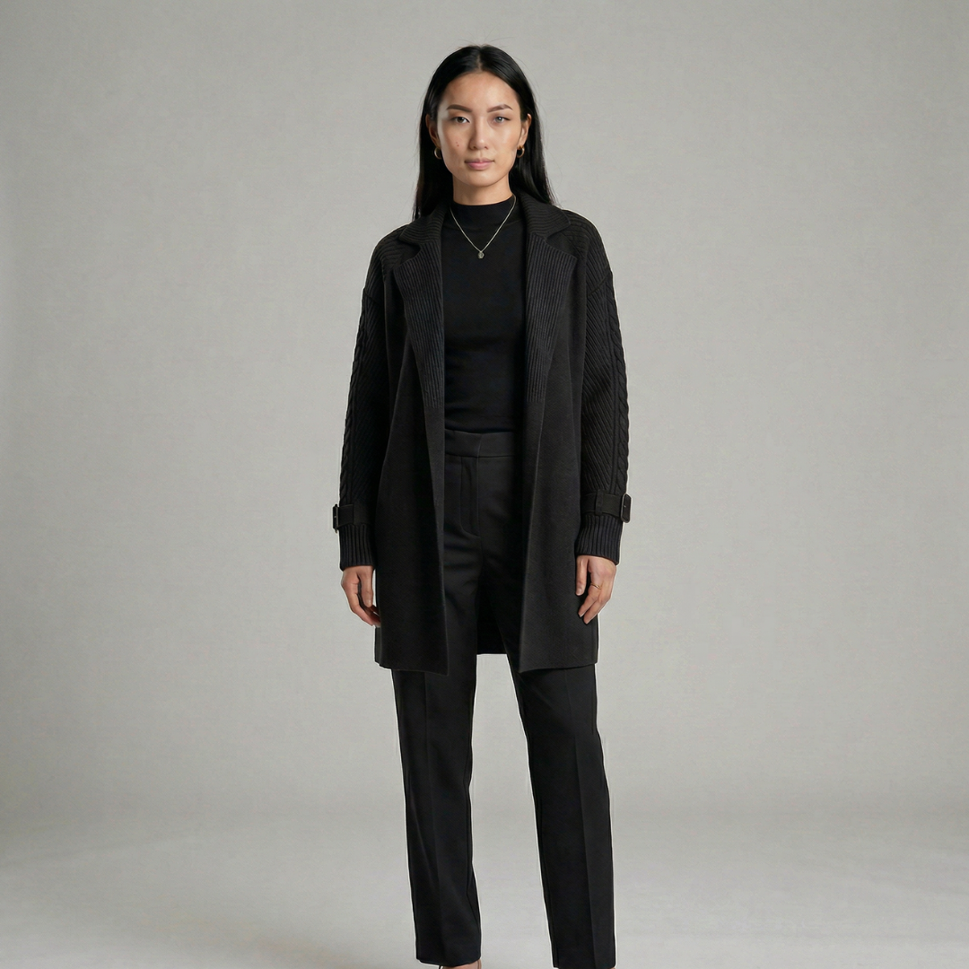 Vanesa | Abrigo cruzado elegante