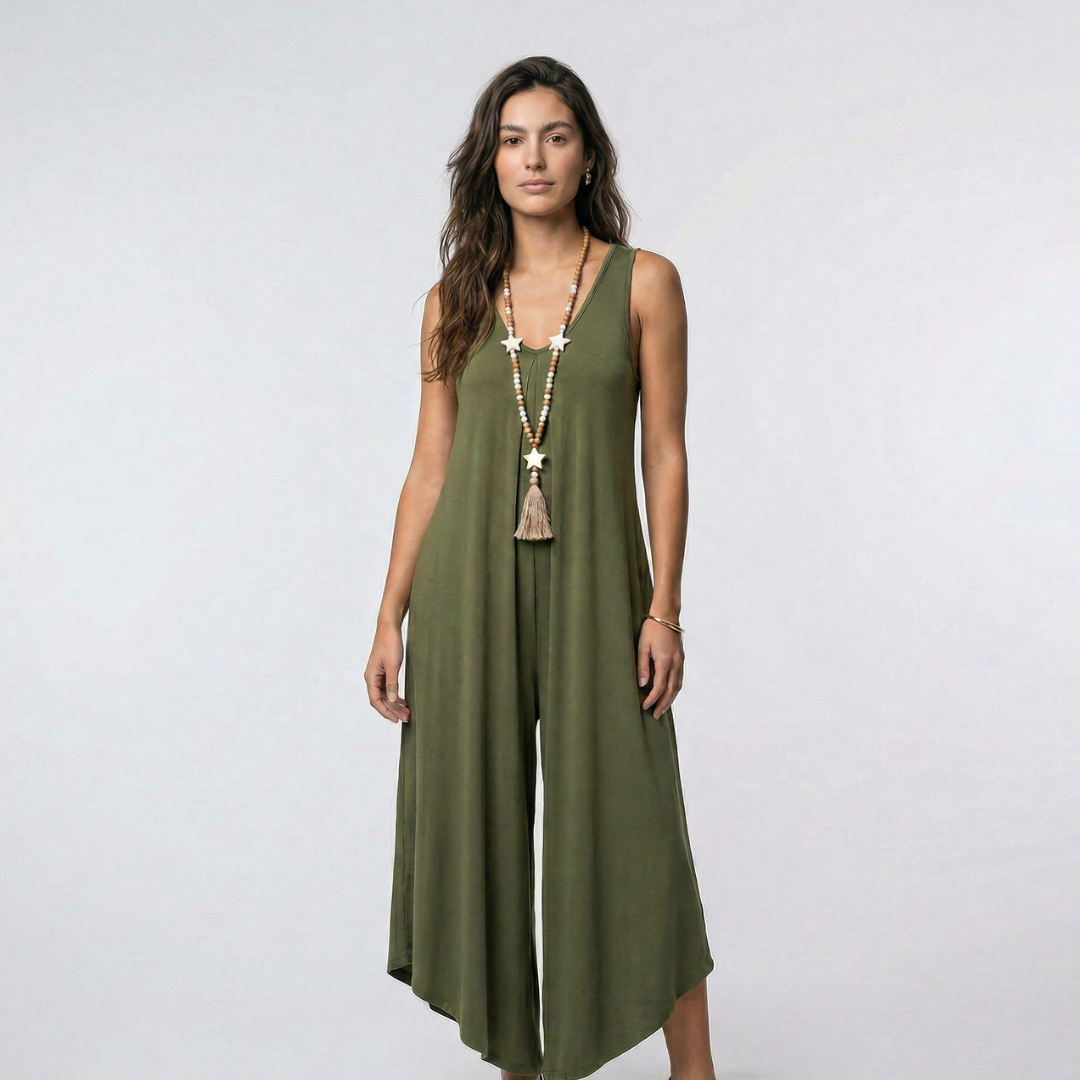 Carolina | Mono elegante de pierna ancha