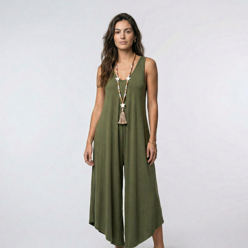 Carolina | Mono elegante de pierna ancha