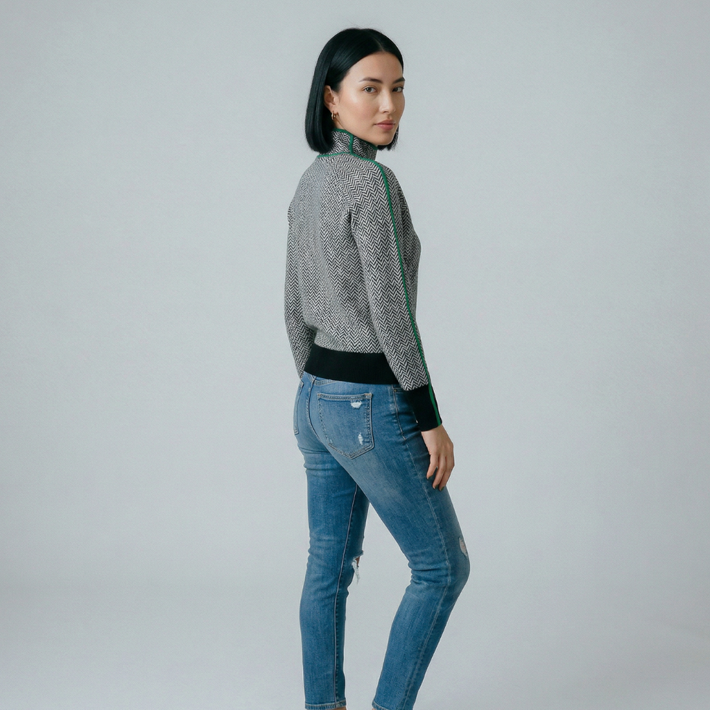 Elvira | Suéter de cuello alto elegante