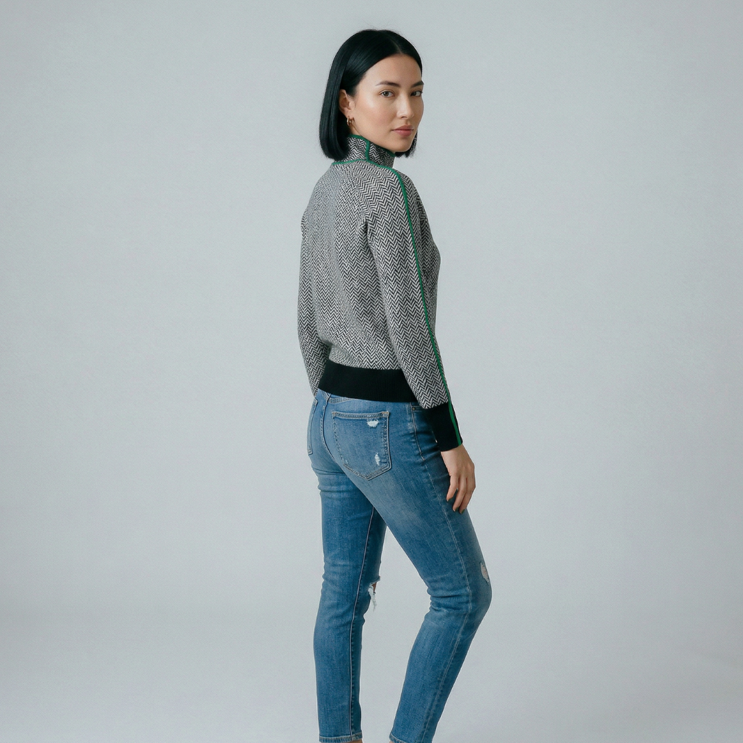 Elvira | Suéter de cuello alto elegante