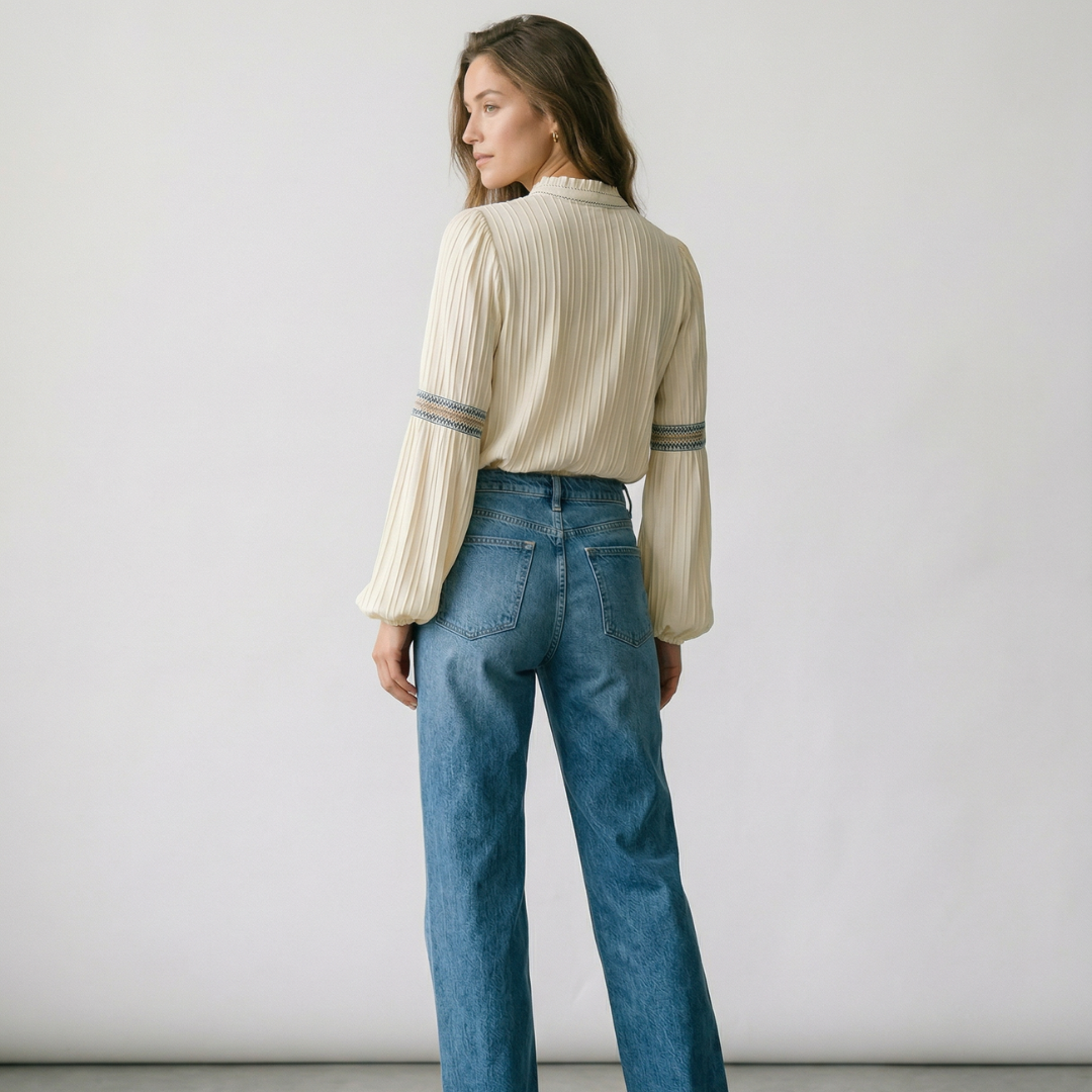 Isla | Blusa elegante con escote en V