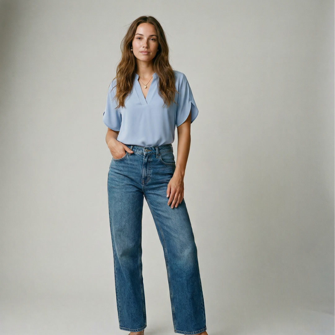 Luna | Blusa satinada