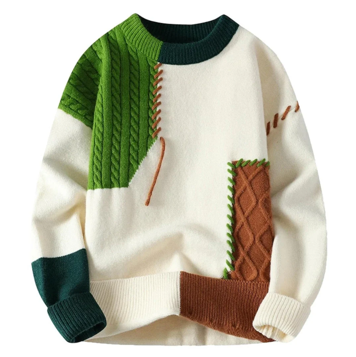 Liam | Jersey de diseño patchwork