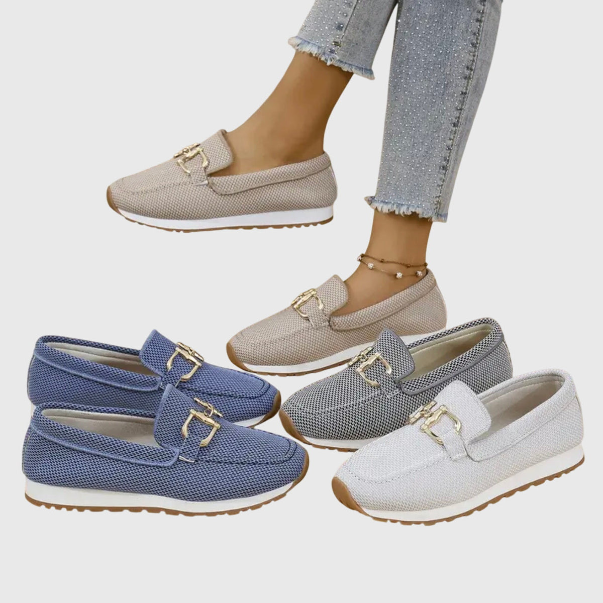 Isabel | Tenis tipo mocasín ortopédicos
