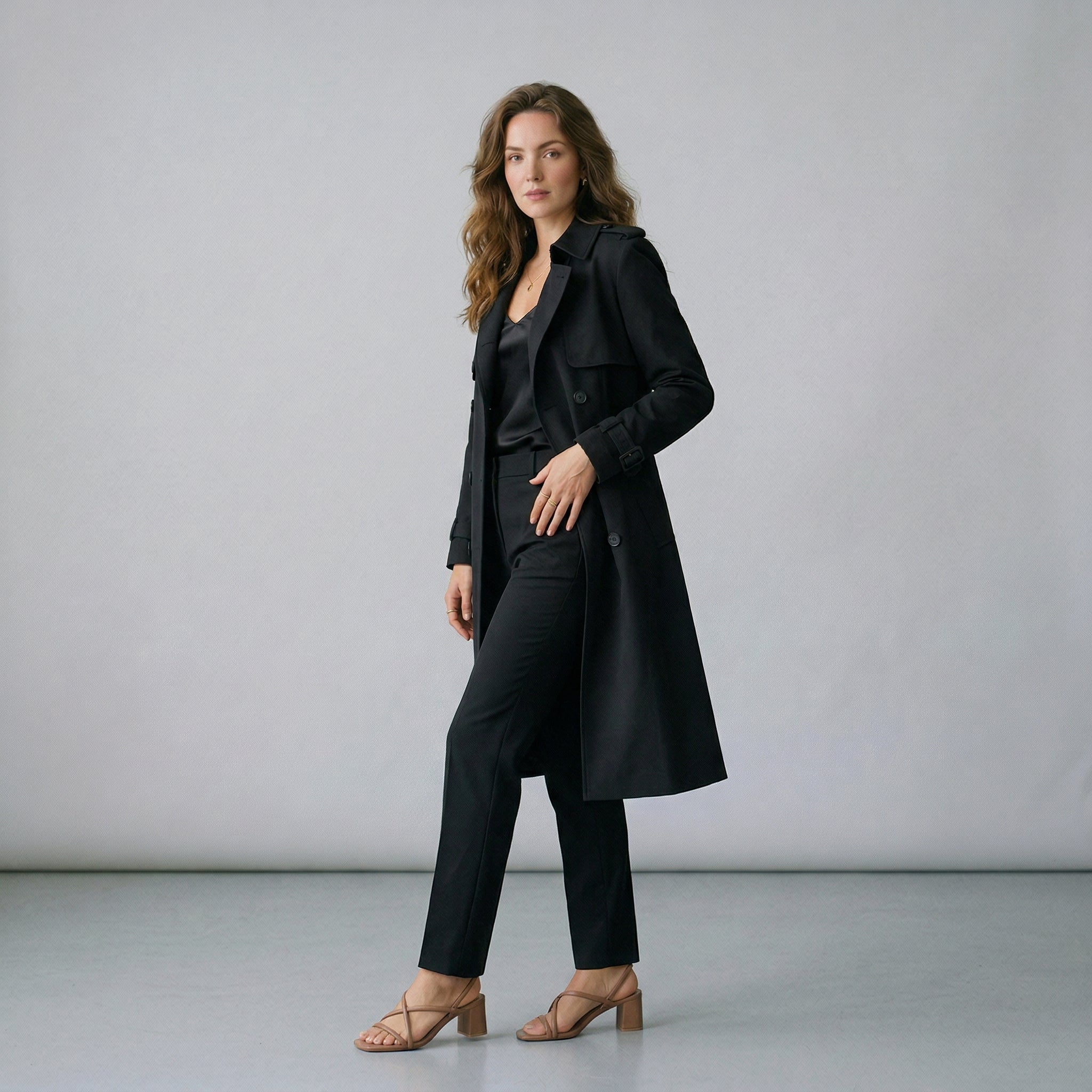 Renata | Abrigo elegante con cinturón