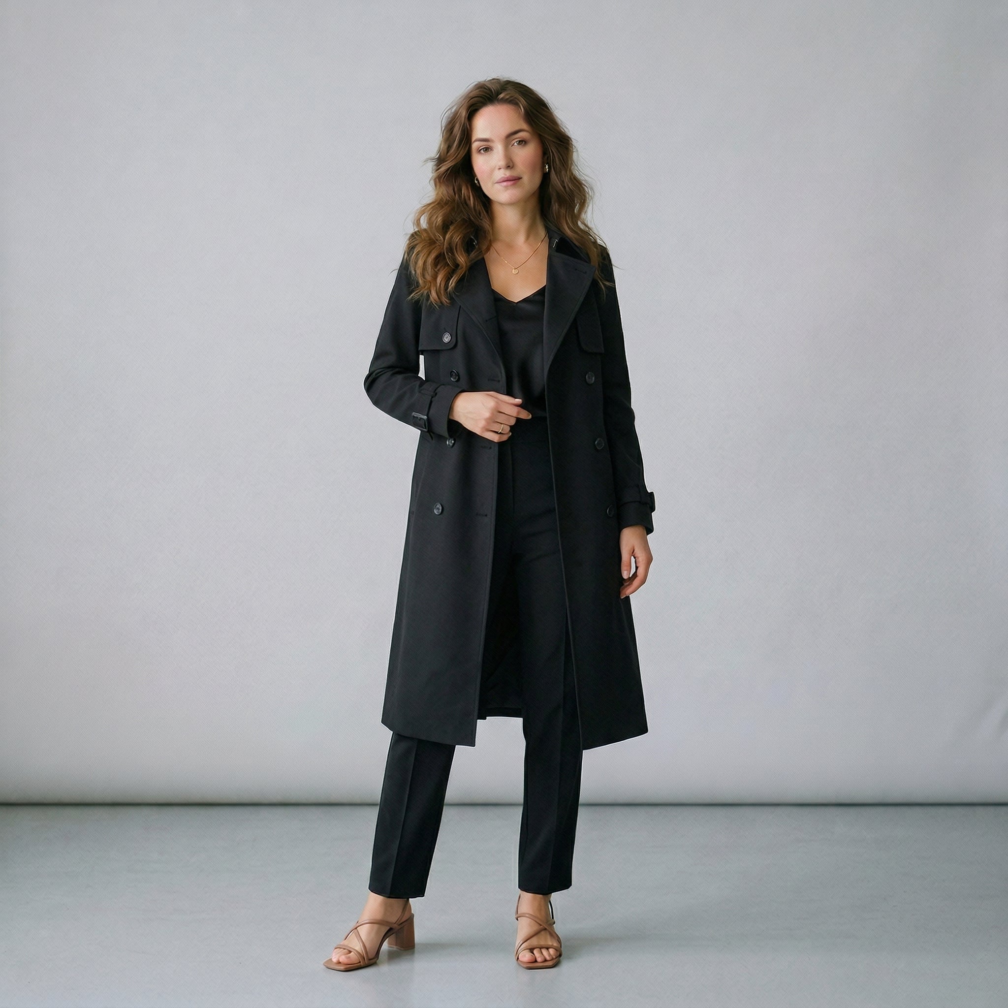 Renata | Abrigo elegante con cinturón