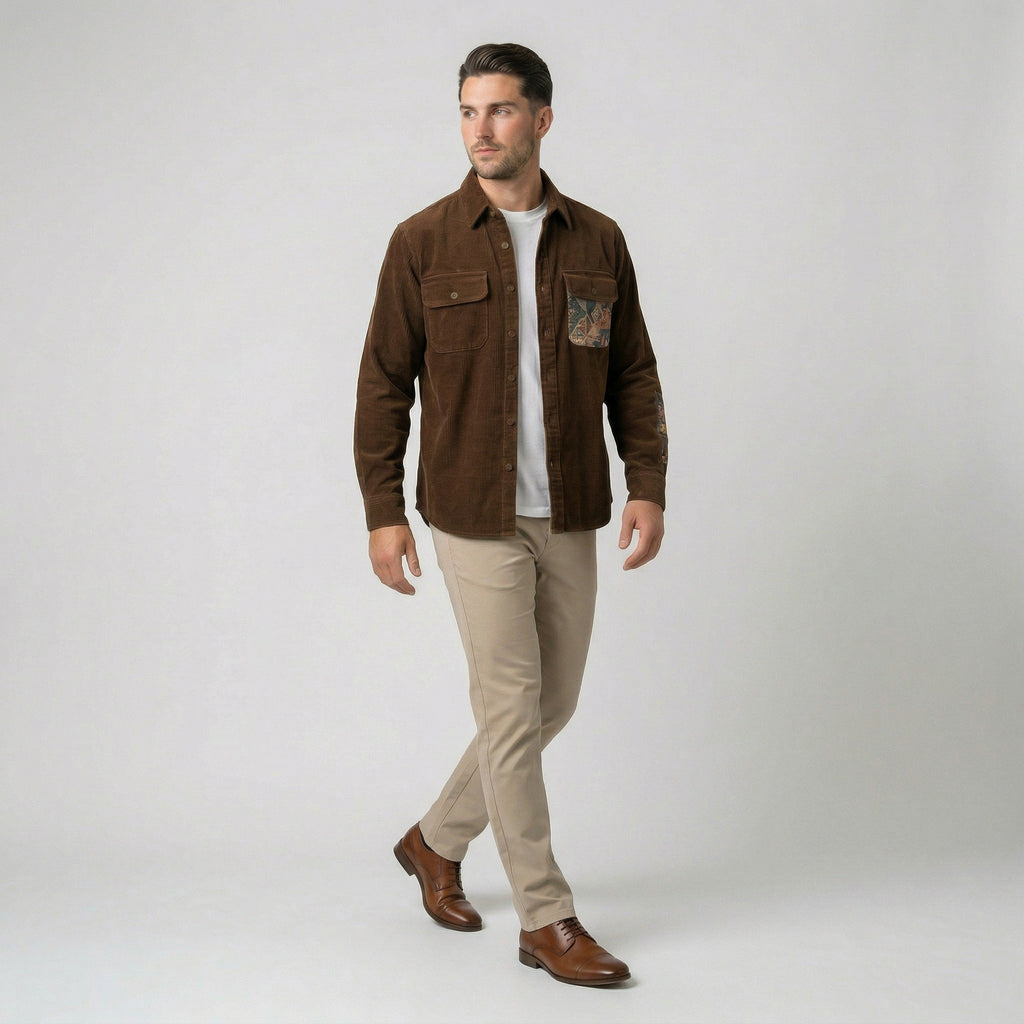Hugo | Sobrecamisa de pana elegante