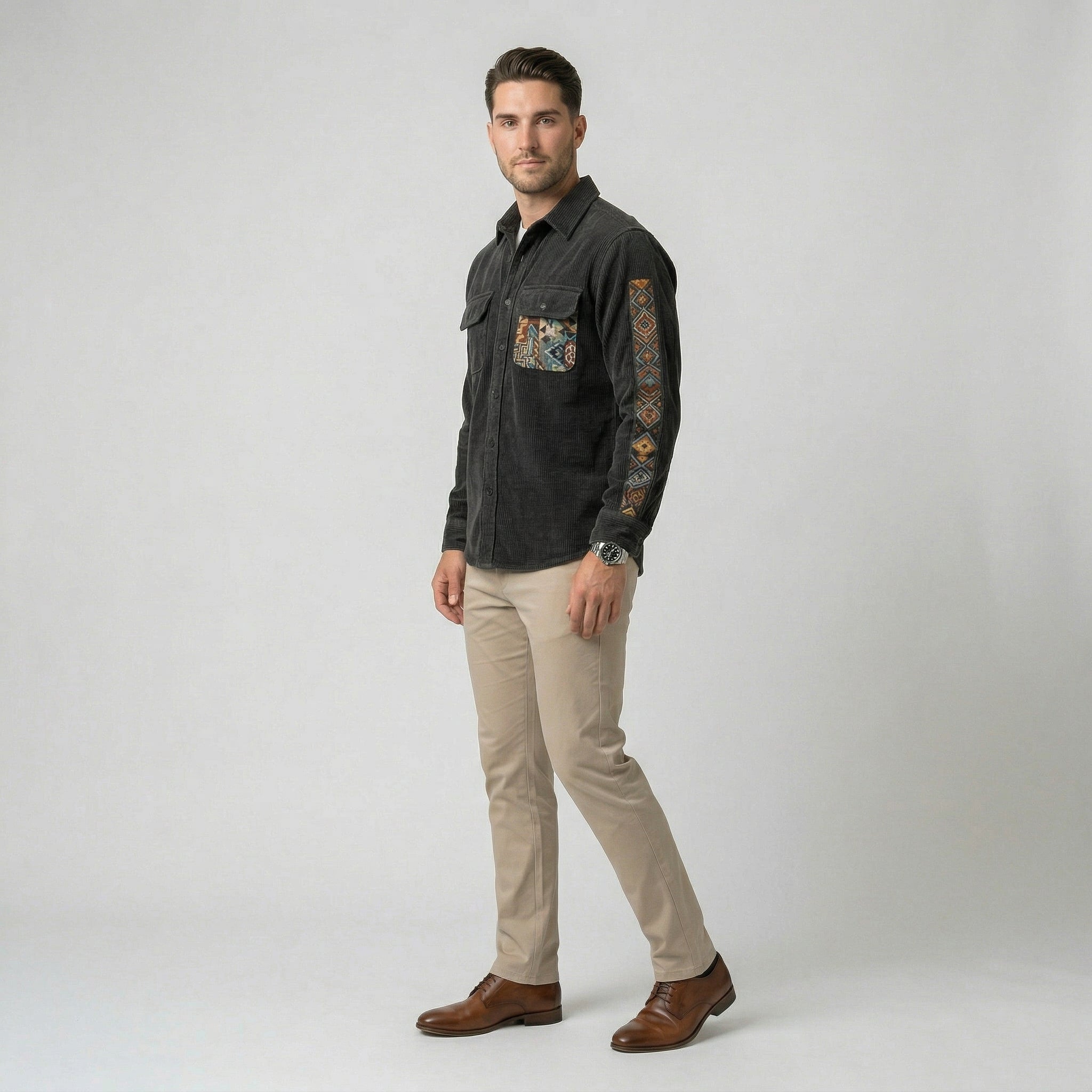 Hugo | Sobrecamisa de pana elegante