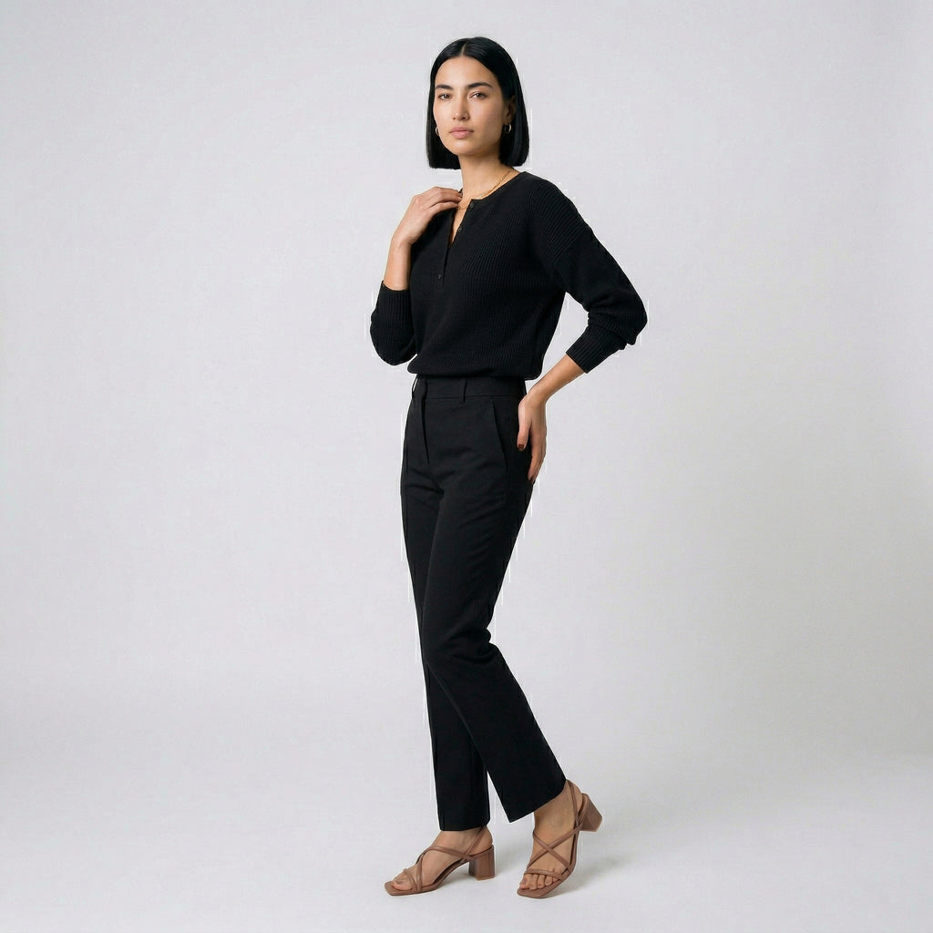 Carla | Suéter suave con detalle de botones