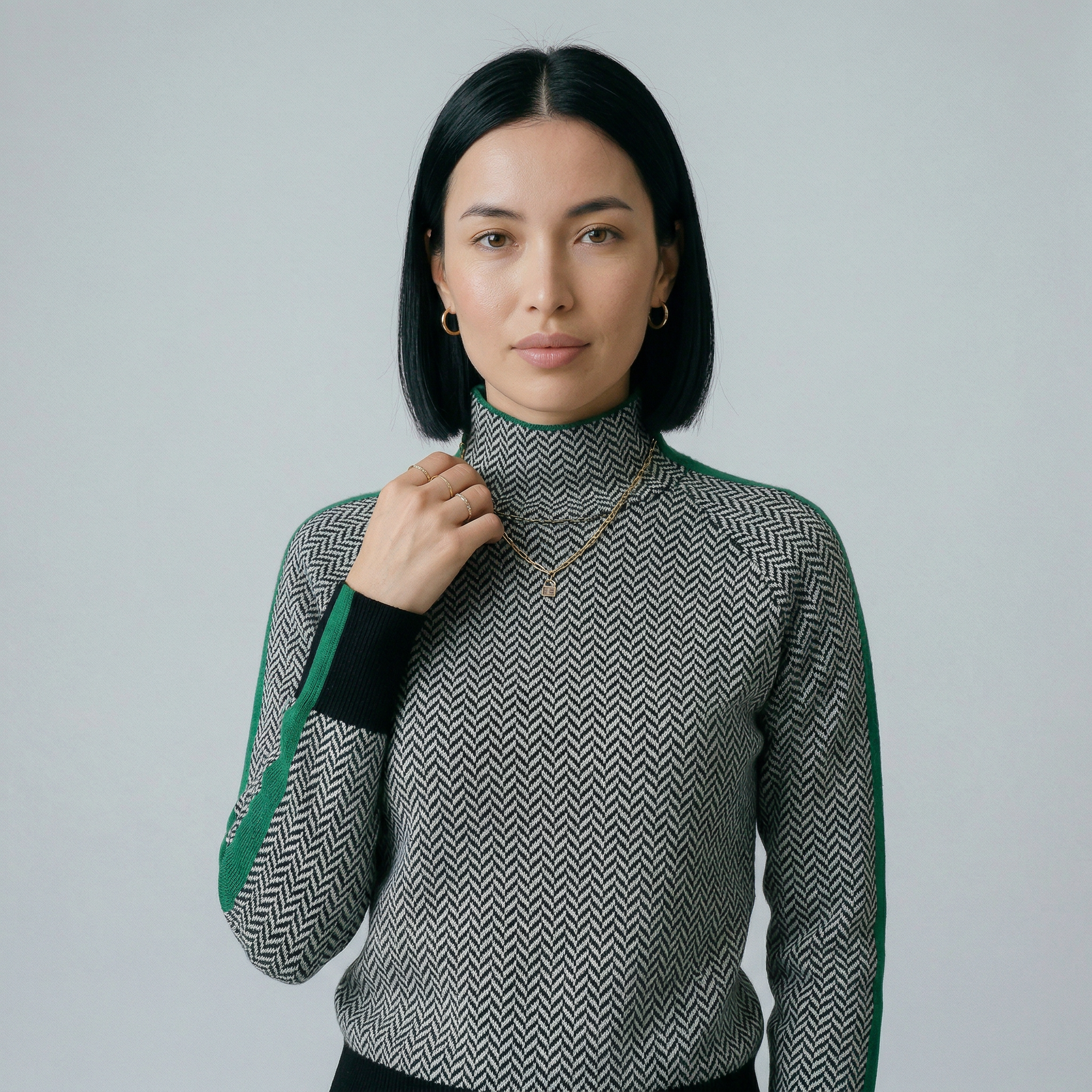 Elvira | Suéter de cuello alto elegante