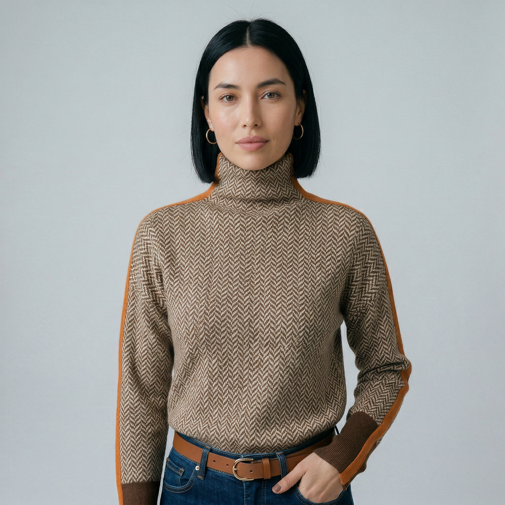Elvira | Suéter de cuello alto elegante