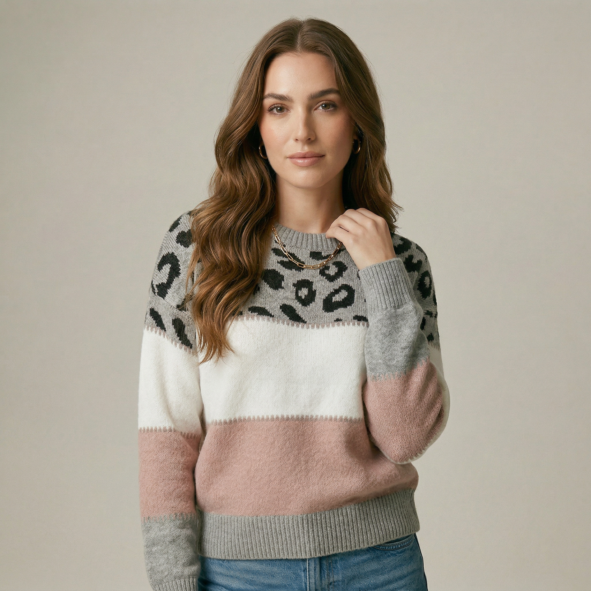 Tasmin | Jersey de estampado leopardo