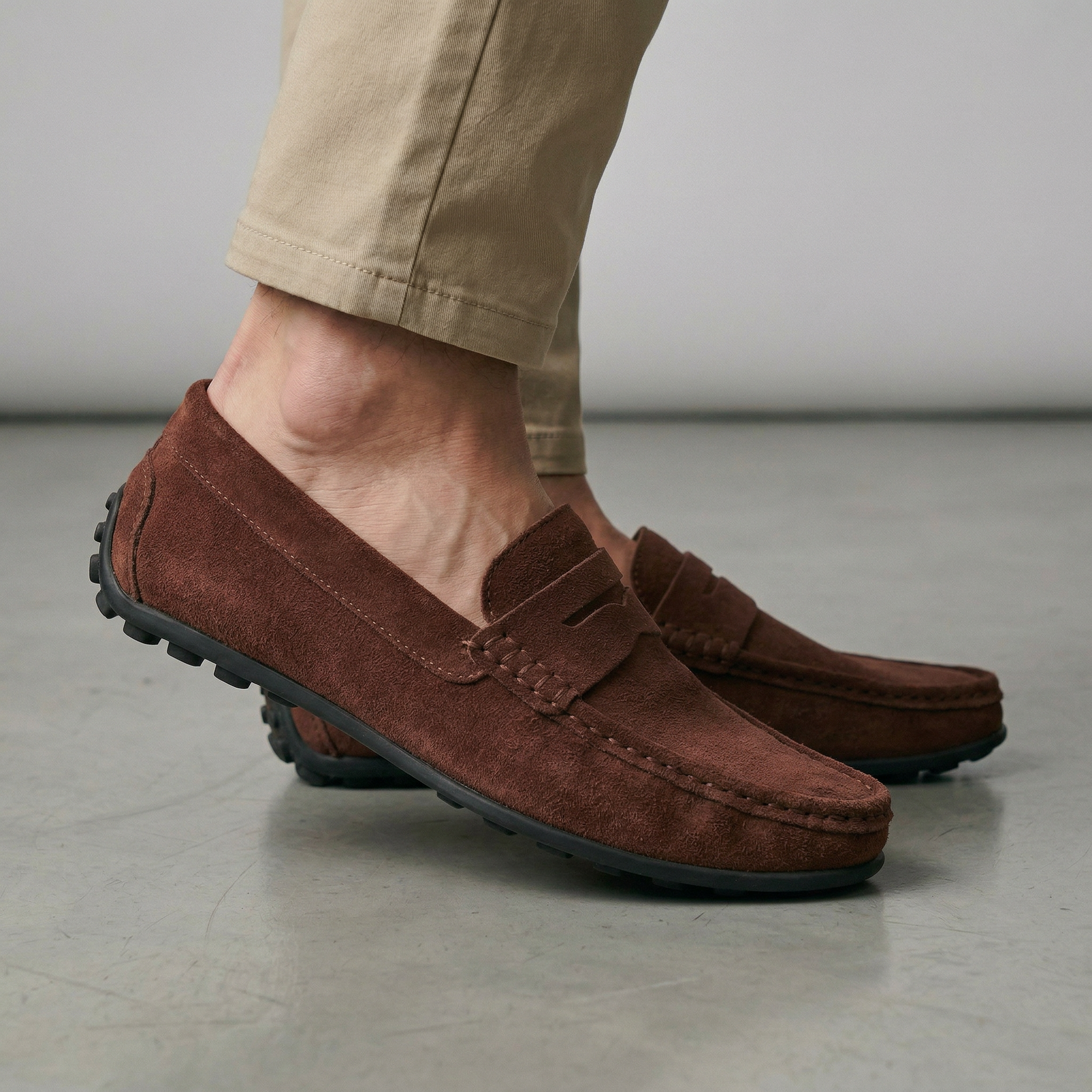Lorenzo | Mocasines de ante elegantes