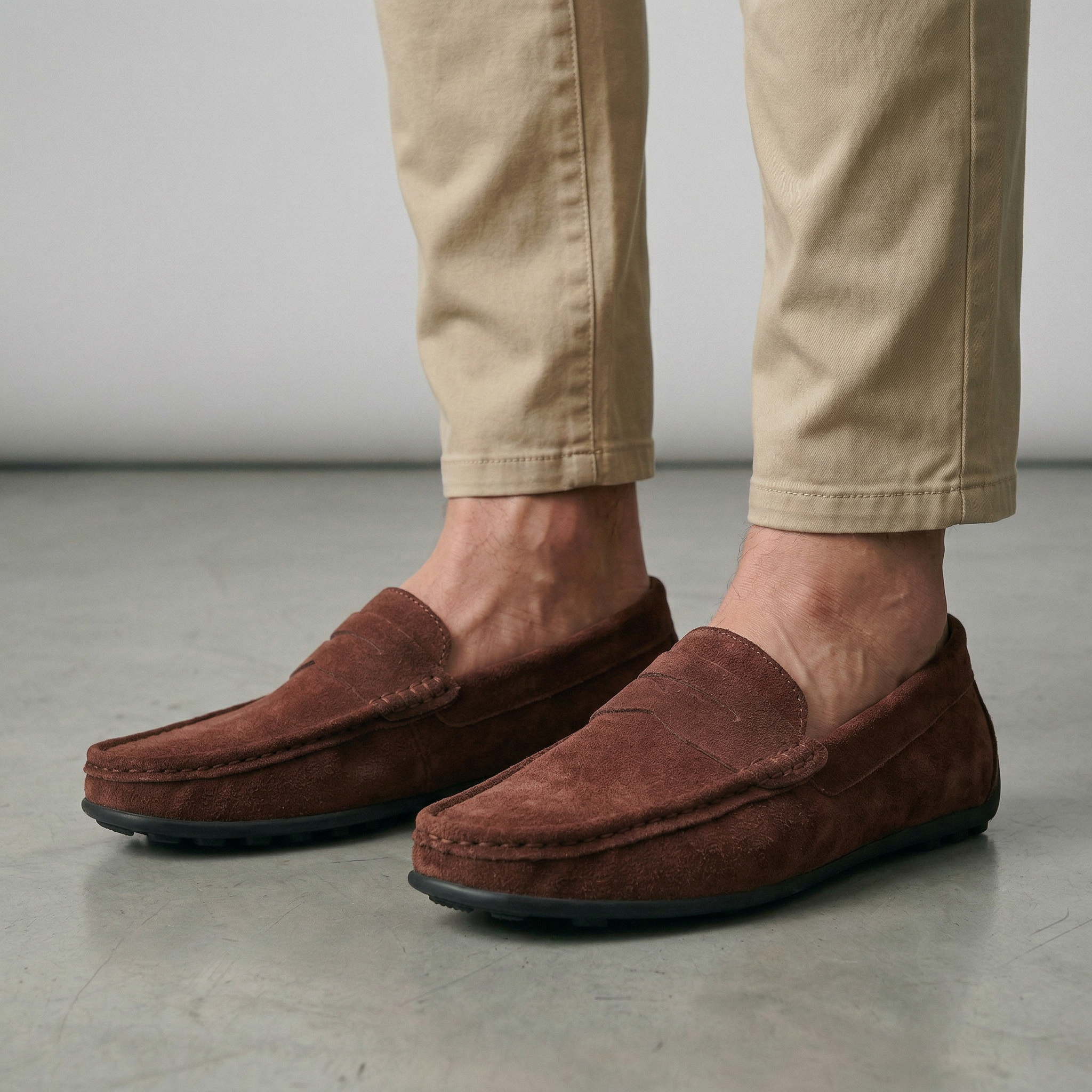 Lorenzo | Mocasines de ante elegantes