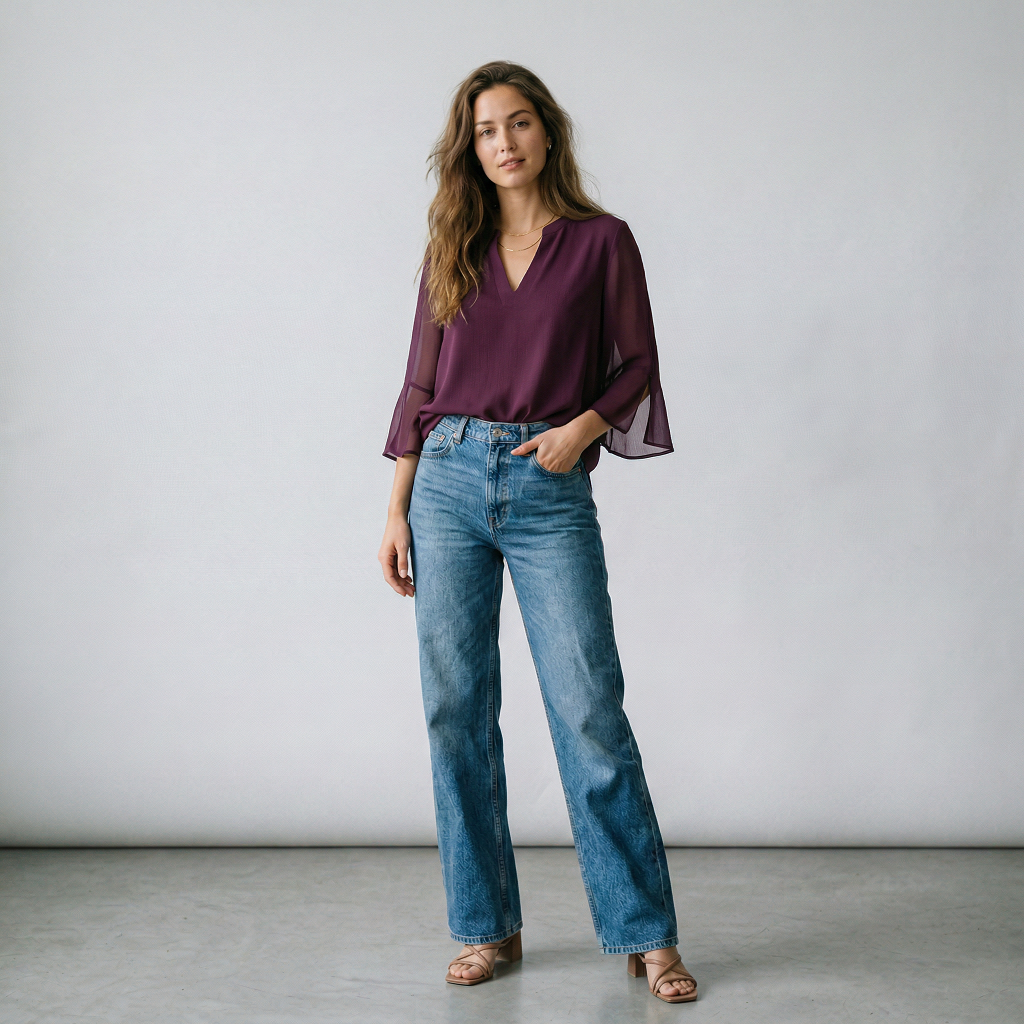 Marina | Blusa elegante y fluida