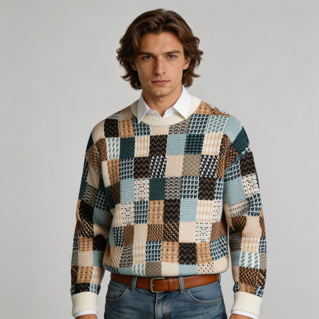 Joao | Jersey de cachemira con estampado