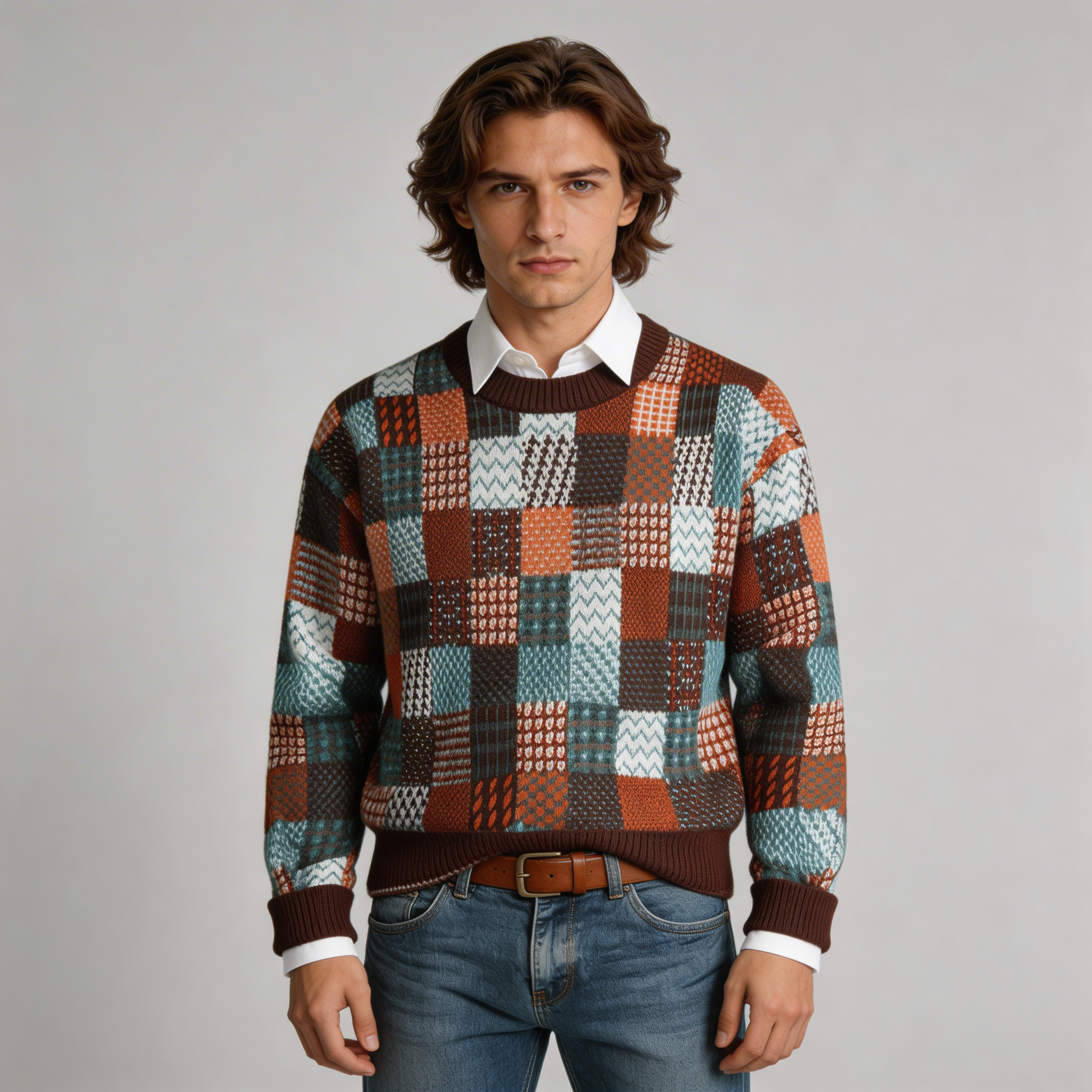Joao | Jersey de cachemira con estampado