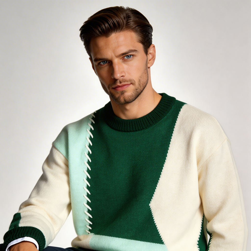 Liam | Jersey de diseño patchwork