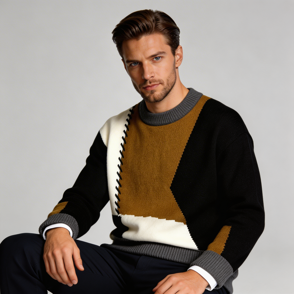 Liam | Jersey de diseño patchwork