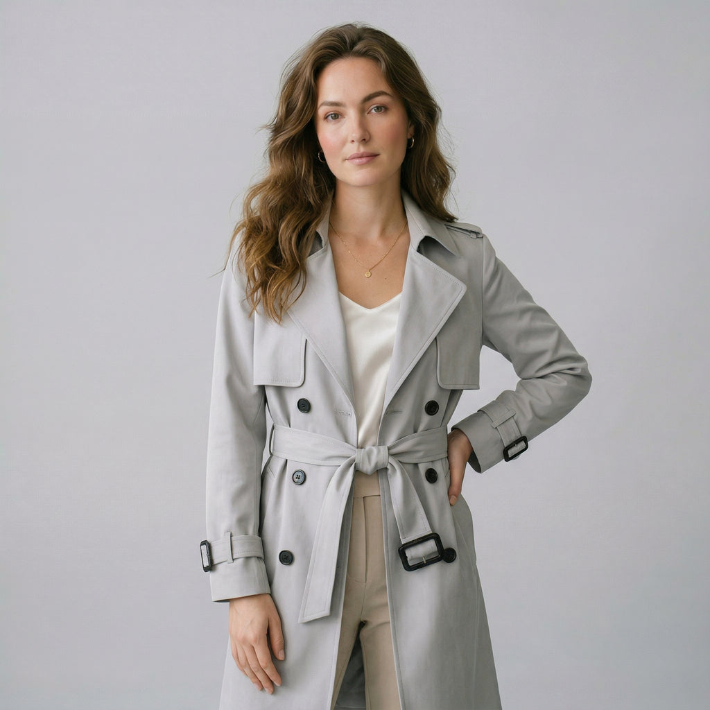 Renata | Abrigo elegante con cinturón