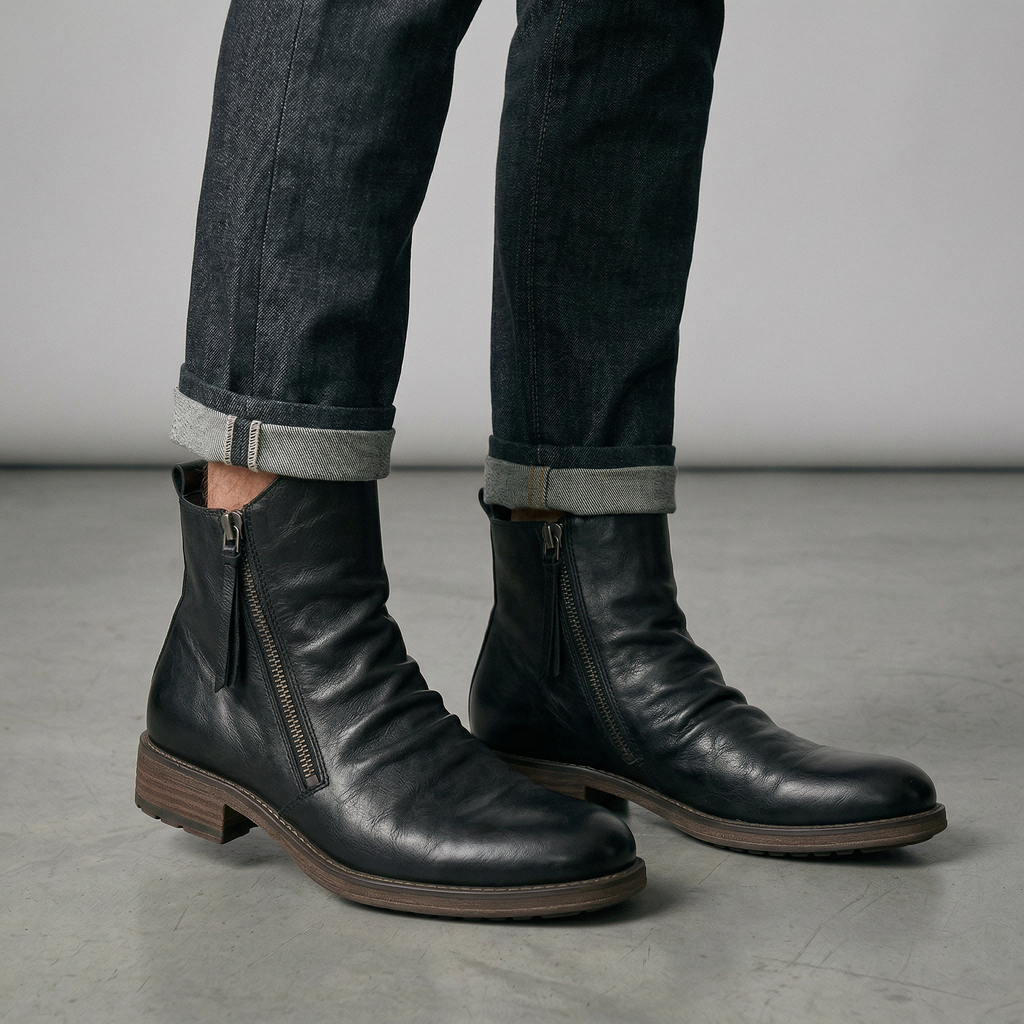 Alejandro | Botas Chelsea de cuero elegante