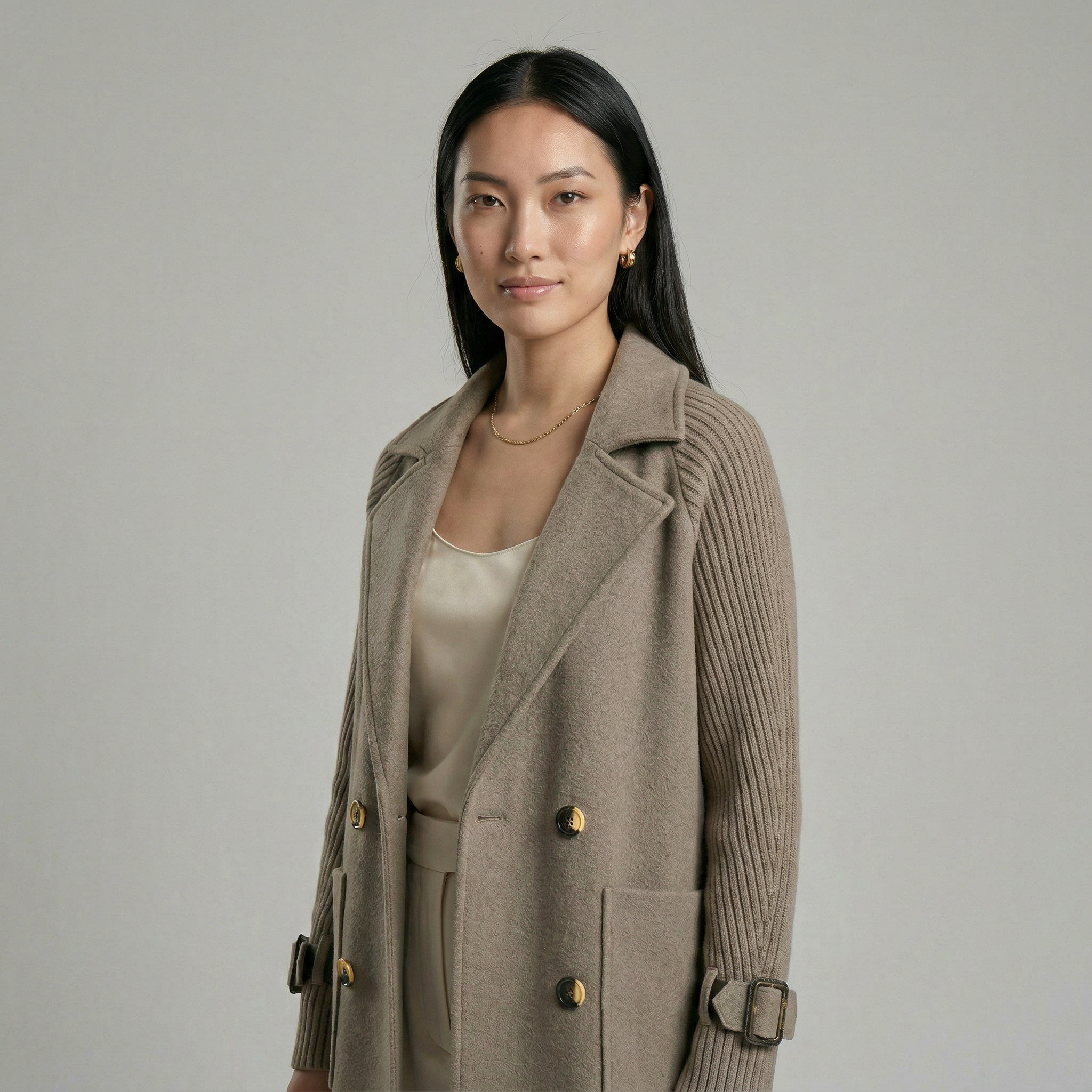 Vanesa | Abrigo cruzado elegante