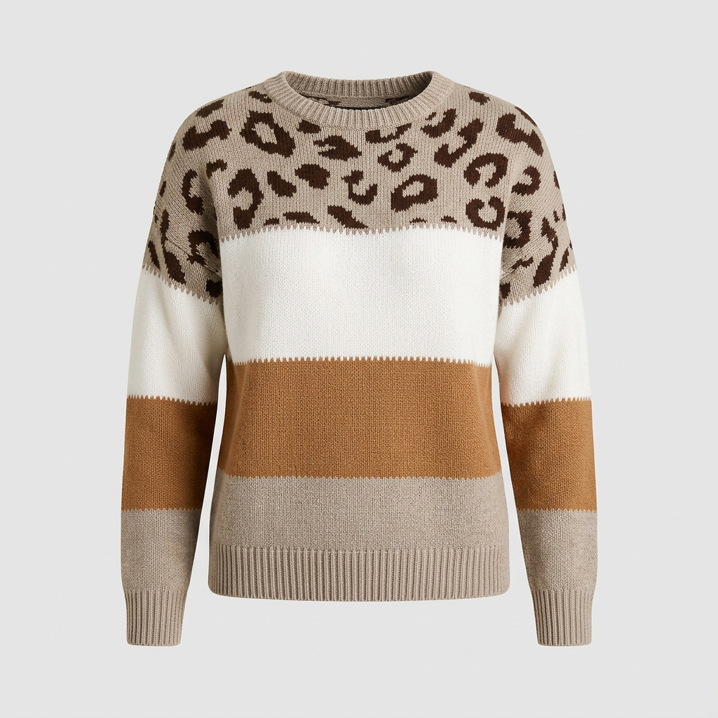 Tasmin | Jersey de estampado leopardo