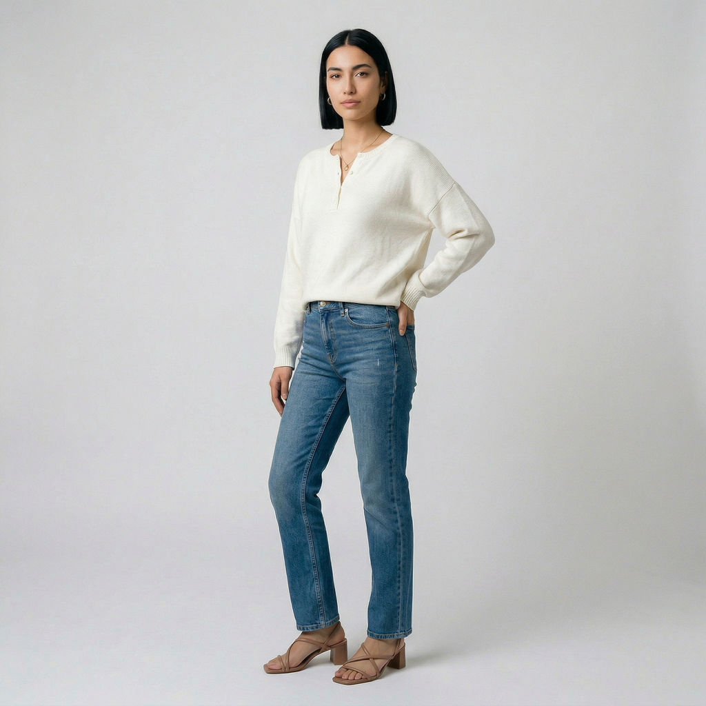 Carla | Suéter suave con detalle de botones